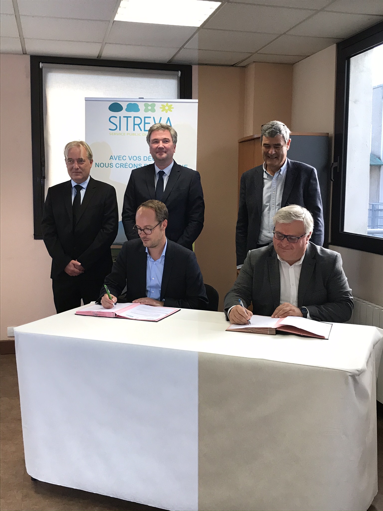 Signature Convention de partenariat SITREVA/GRDF