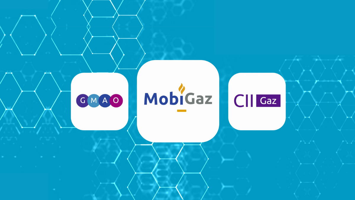 logos CMAO, Mobigaz et CII Gaz