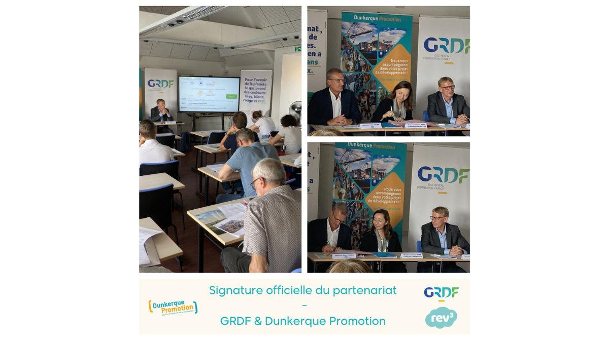 Nouveau partenariat entre GRDF et Dunkerque Promotion