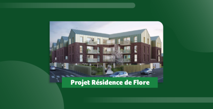 Prototype du bâtiment du projet Résidence de Flore 