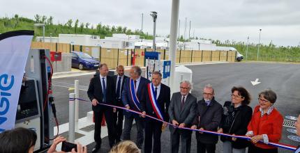 Iinauguration de la station multi-énergies à Réau, en Seine-et-Marne