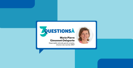 3 question à Marie-Pierre Gimonnet-Delaporte GRDF