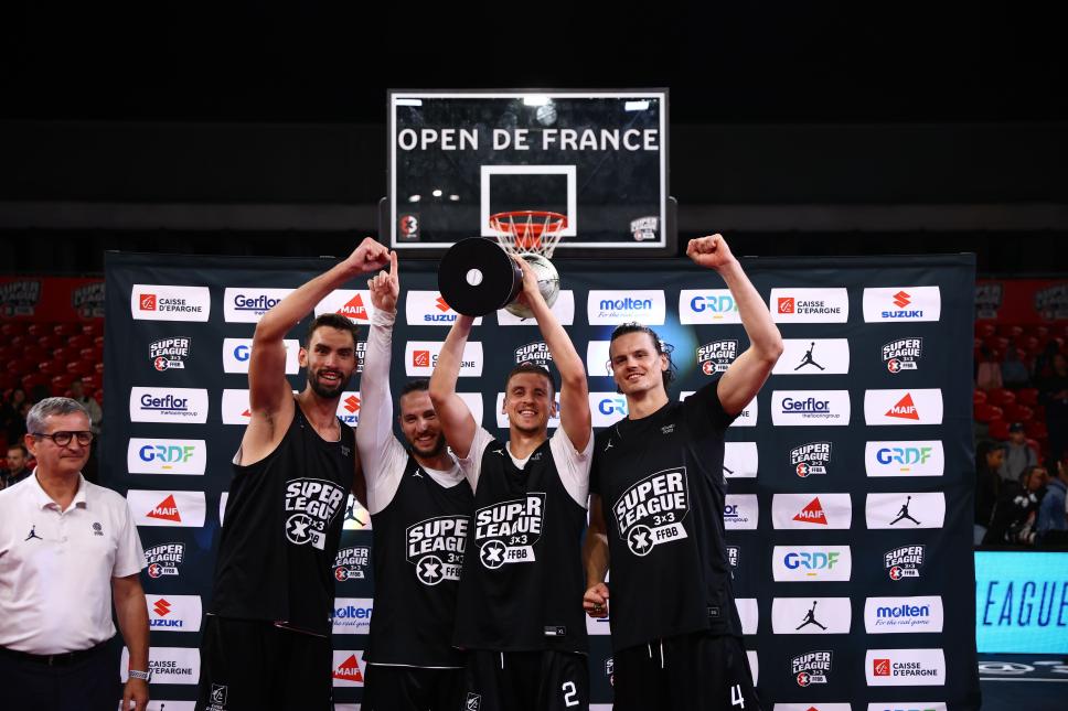 Equipe de Versailles, victorieuse de l'Open de France 3x3 2023