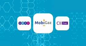 logos CMAO, Mobigaz et CII Gaz