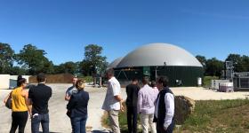 Visite d’un site d’injection de biométhane avec Île-de-France Mobilités et la RATP Bus2025 